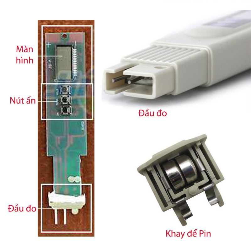 Bút thử nước lọc sạch uống trực tiếp, độ chính xác cao, hàng chính hãng, bảo hành 12 tháng.