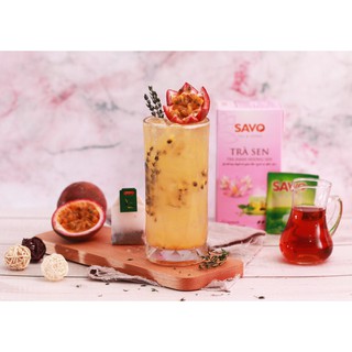 Trà SAVO hương Sen (25 gói *2g) (Hộp)