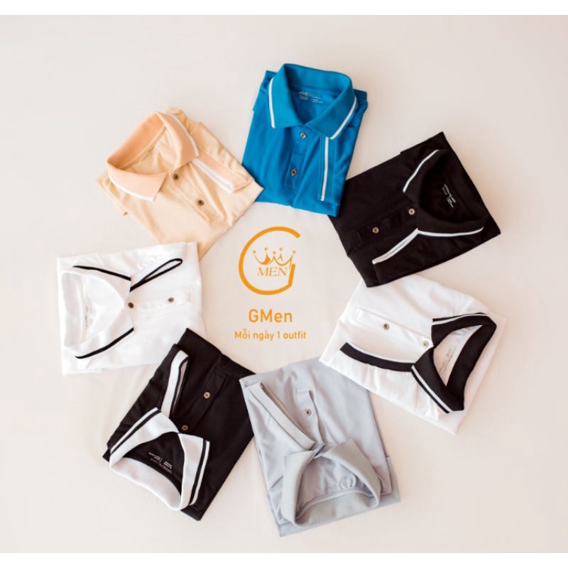 Áo polo trơn cổ bẻ  phong cách trẻ trung, áo phông nam ngắn tay chất thun cá sấu đẹp mặc hè