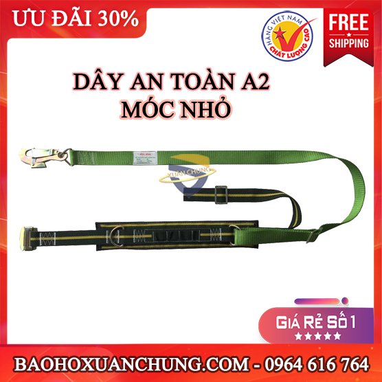 Dây an toàn móc nhỏ, móc to Đai an toàn A1,A2,A3,A4, đai lưng làm việc trên cao bảo hộ lao động