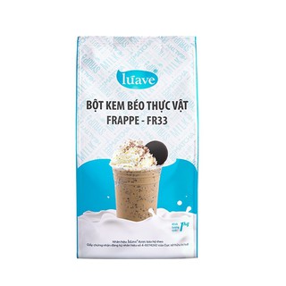 Bột Đá Xay Kem Béo Thực Vật Chống Tan Tách Nước Frappe FR33 Luave Gói 1kg