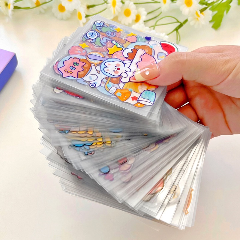 1 Tấm Sticker Tặng Kèm Trang Trí Sổ Tay, Đồ Dùng Hình Dễ Thương