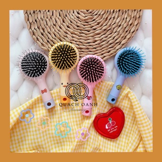 Lược đệm kèm gương 2in1 G03
