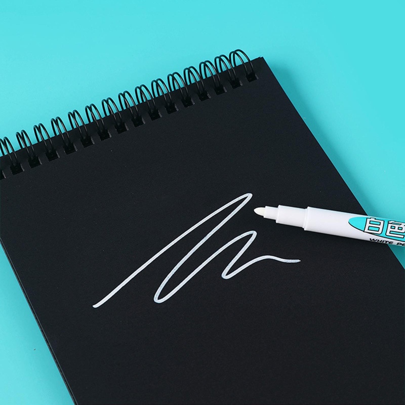 Bút Lông Màu Trắng Không Thấm Nước Khô Nhanh Có Thể Đổ Đầy