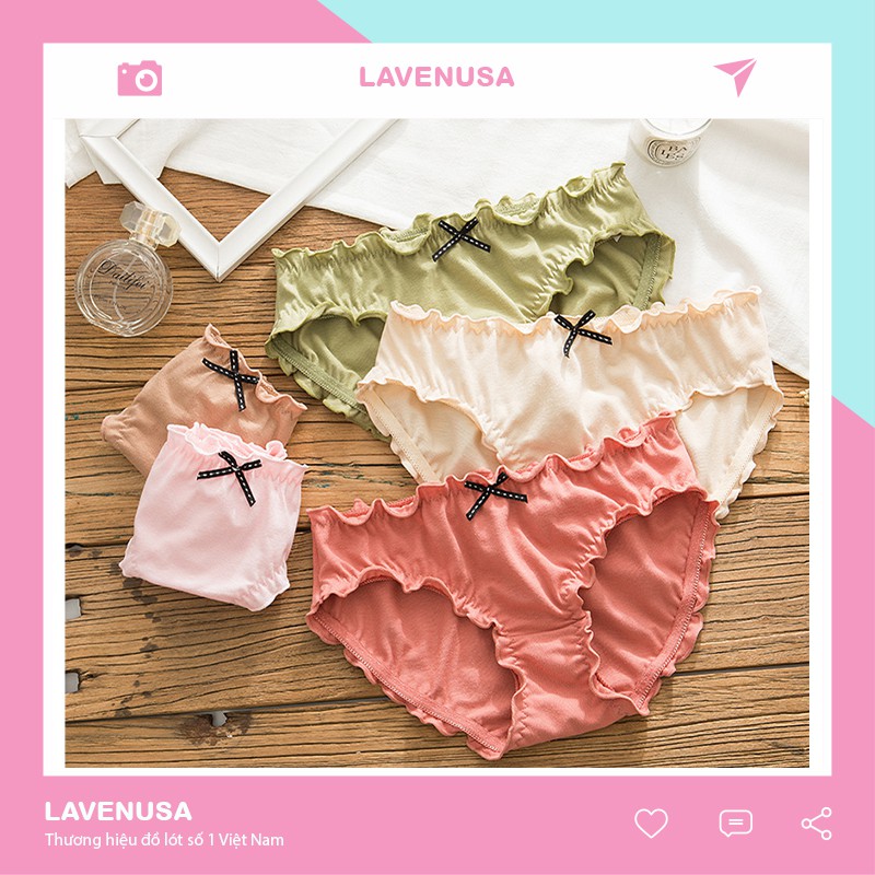 Quần lót nữ cotton cạp cao thời trang nghộ nghĩnh giá rẻ đẹp thun lạnh dễ thương QL55