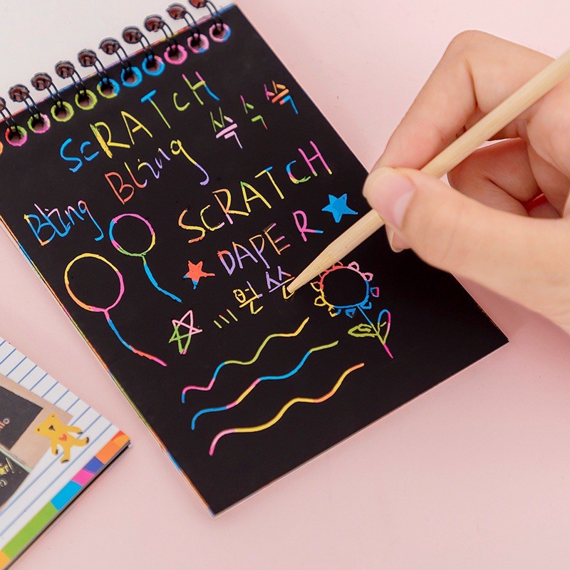Sổ tay cho bé, nhiều màu sắc cho bé vẽ tranh, viết thư, hiệu quả để làm Sơ đồ MINDMAP khi cần triển khai ý tưởng
