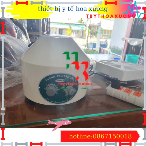Máy Li Tâm 6 Ống LC-04R Tách Huyết Thanh Huyết Tương Làm PCR
