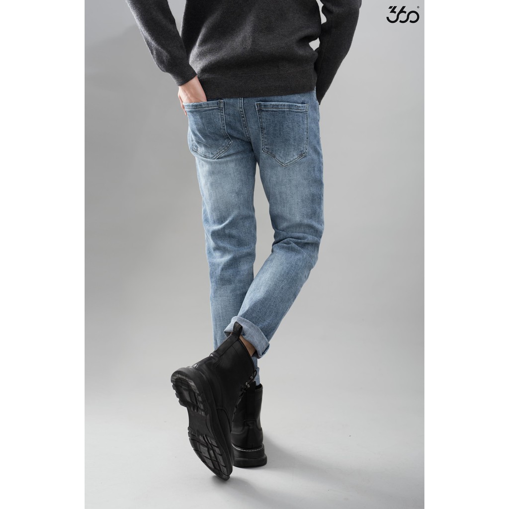 Quần jean nam cao cấp thương hiệu 360 Boutique - QJDTK129 | BigBuy360 - bigbuy360.vn