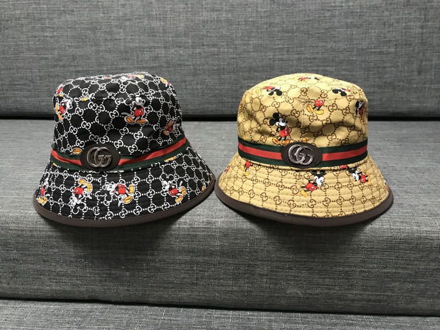 NÓN BUCKET VIỀN DA - Mickey Guu