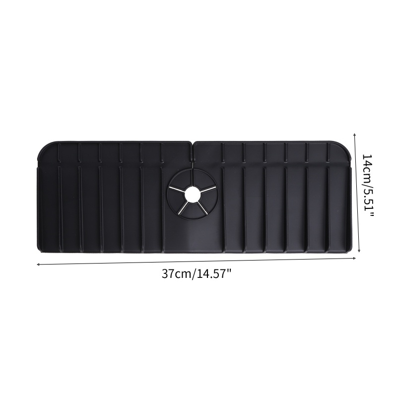Aoto Thảm Silicone Phơi Khô Chén Dĩa Có Tay Cầm Chống Văng Nước Cho Nhà Bếp Nhà Tắm