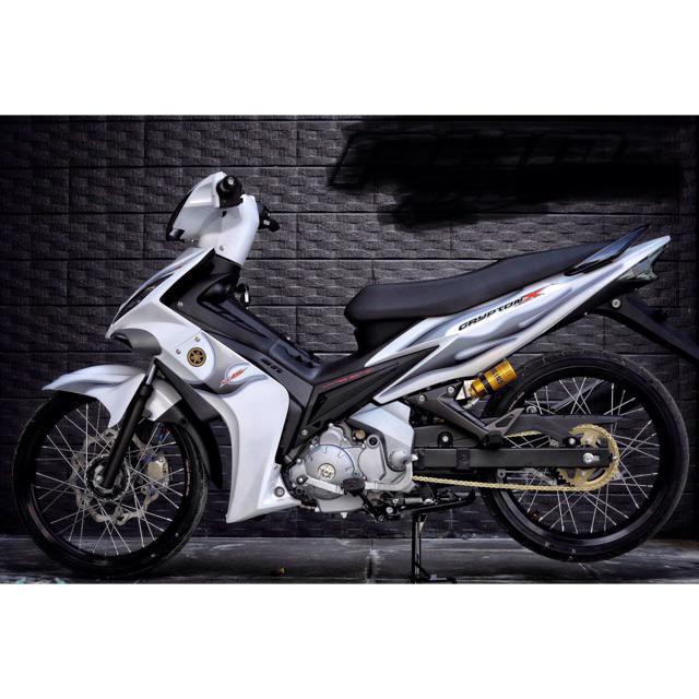 Tem Exciter 2009 lửa đen trắng Rời (bộ)