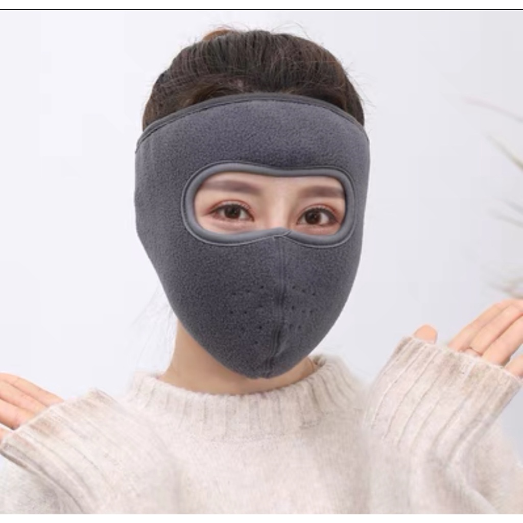 Khẩu trang Ninja che nắng vải nỉ hàng cao cấp