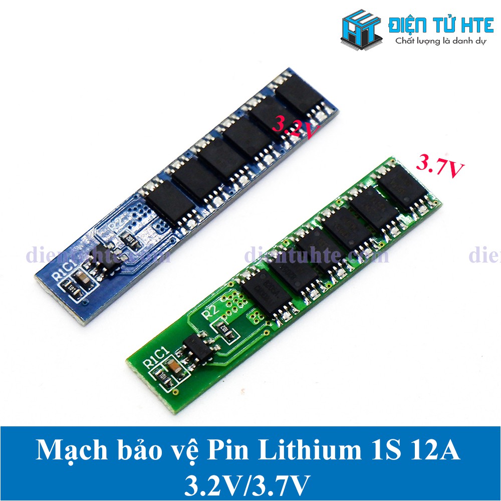 Mạch sạc Bảo vệ Pin 1S 3.2V 3.7V 12A [HTE Quy Nhơn CN2]