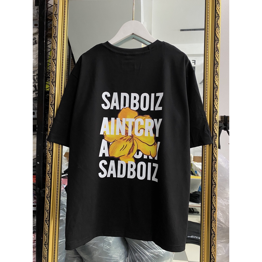 Áo Thun Tay Lỡ SADBOIZ, Form rộng oversize, áo phông unisex, chất liệu Cotton Thái - KKIM Shop