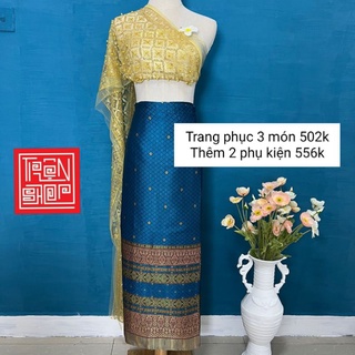 Set Trang phục Thái Lan 3 món hàng sẵn