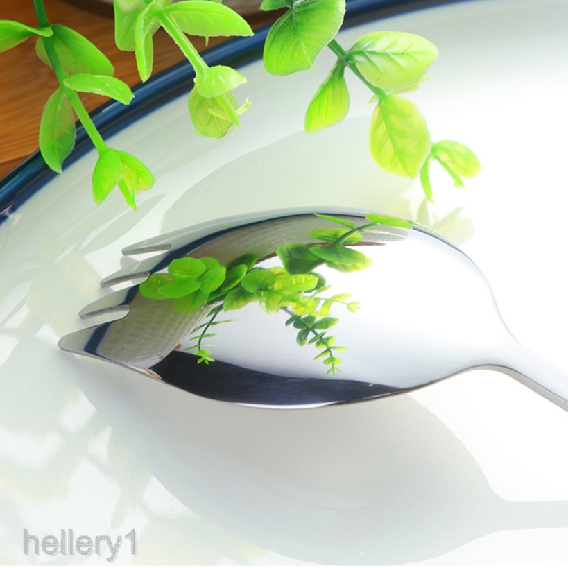 1 Muỗng Nĩa Du Lịch Bằng Thép Không Gỉ Chất Lượng Cao