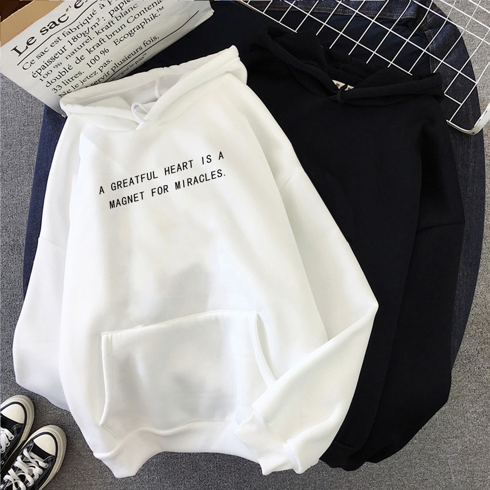 Áo Hoodie Thể Thao Màu Đen / Hồng Thời Trang Mùa Đông Cho Nữ