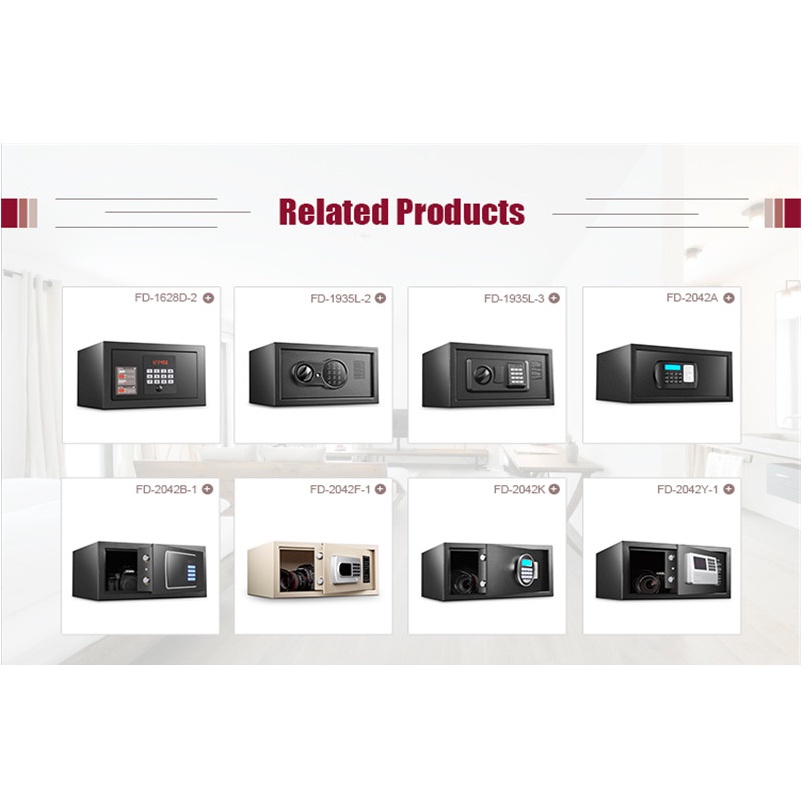 KÉT SẮT HOMESUN FD-2042L MÀU ĐEN - SẢN PHẨM CHÍNH HÃNG