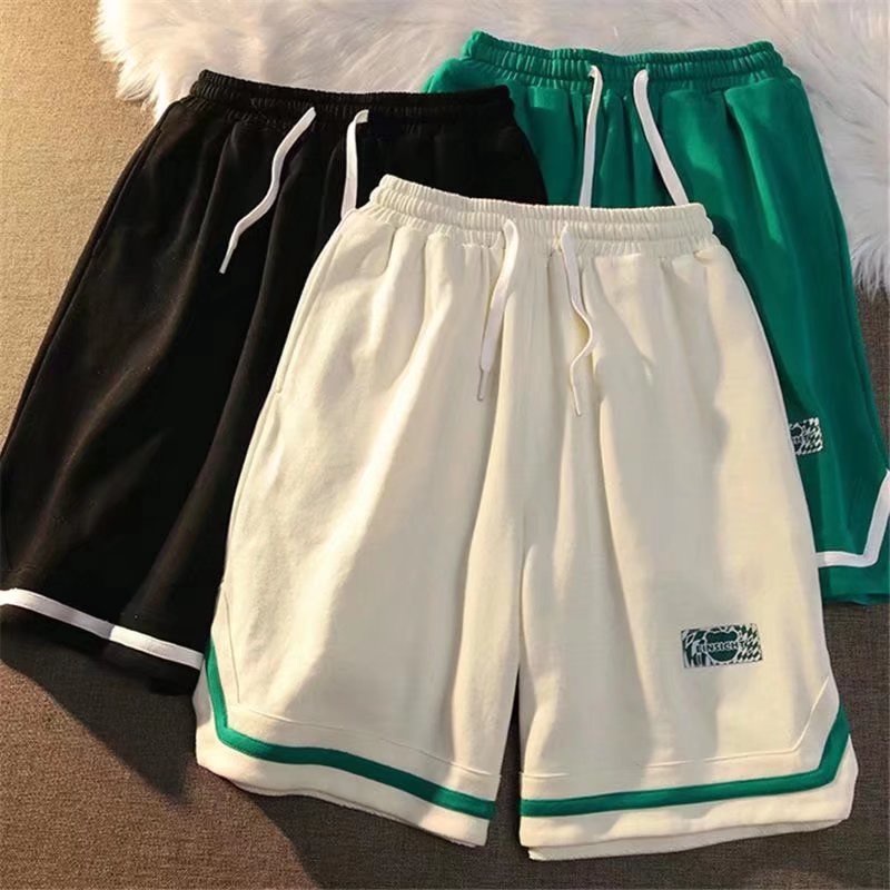 Quần Short Thể Thao Lưng Cao Ống Rộng Phong Cách harajuku Mùa Hè 3 Màu Tùy Chọn Size s-3xl Cho Nam