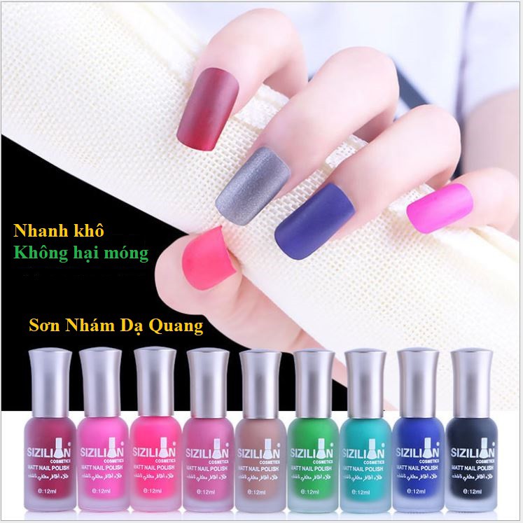 Sơn móng tay nhám siêu lì