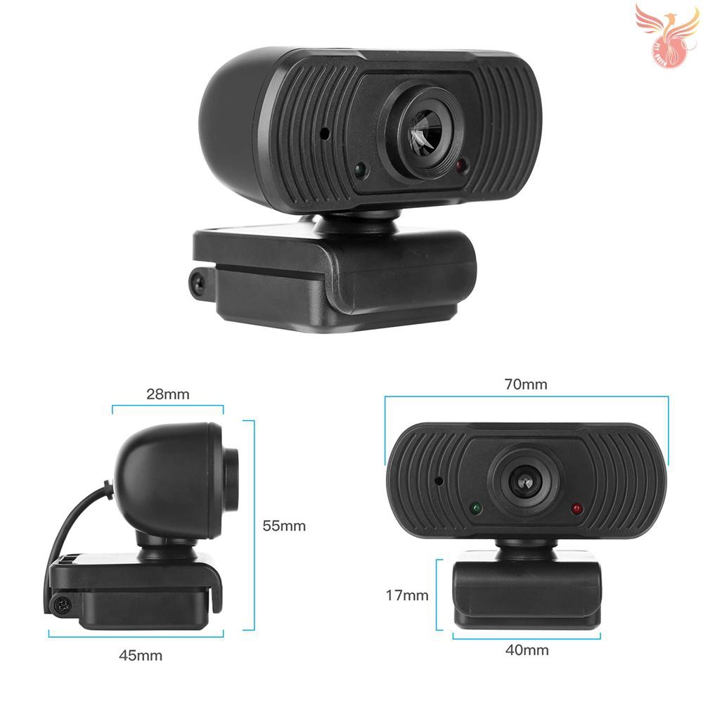 Webcam 1080p Kèm Kẹp Và Dây Cáp Usb 2.0 Cho Máy Tính | BigBuy360 - bigbuy360.vn