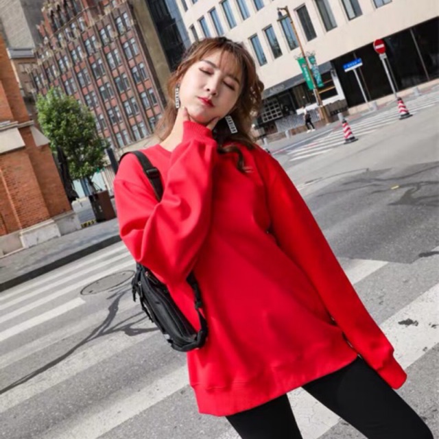 Áo SWEATER Unisex Trơn