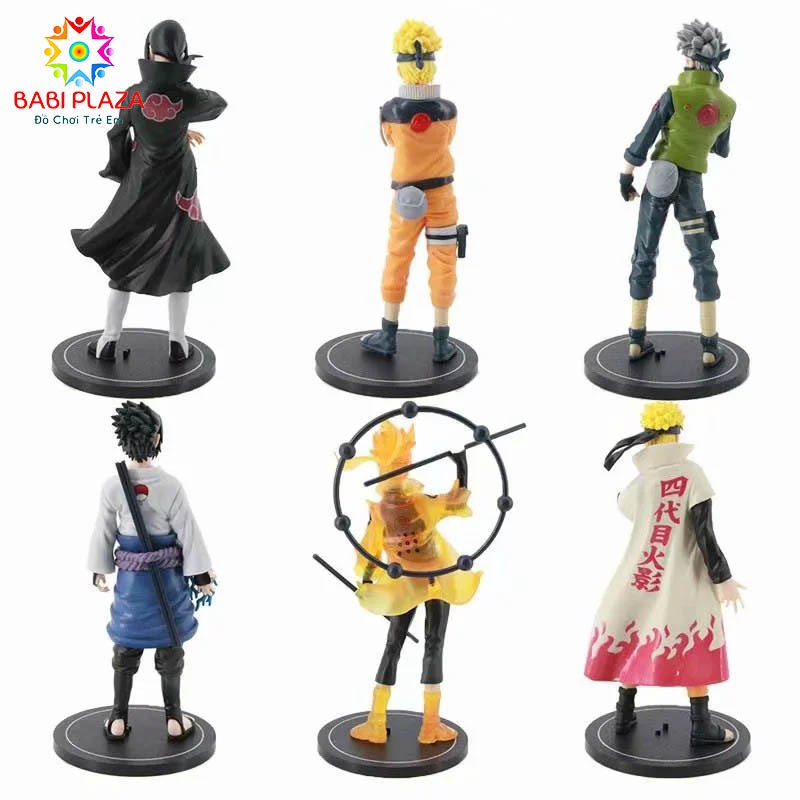 NARUTO gear 4 - Bộ mô hình 6 nhân vật truyện tranh NARUTO cao 18 cm