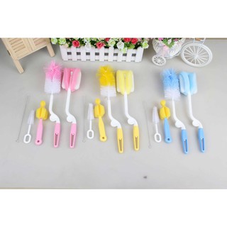 Bộ 5 dụng cụ vệ sinh cọ bình sữa