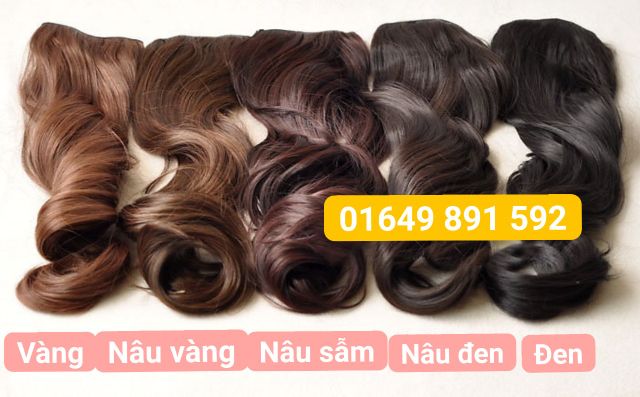 SALE XẢ KHO KẸP TÓC GIẢ NỬA ĐẦU ĐỦ LOẠI