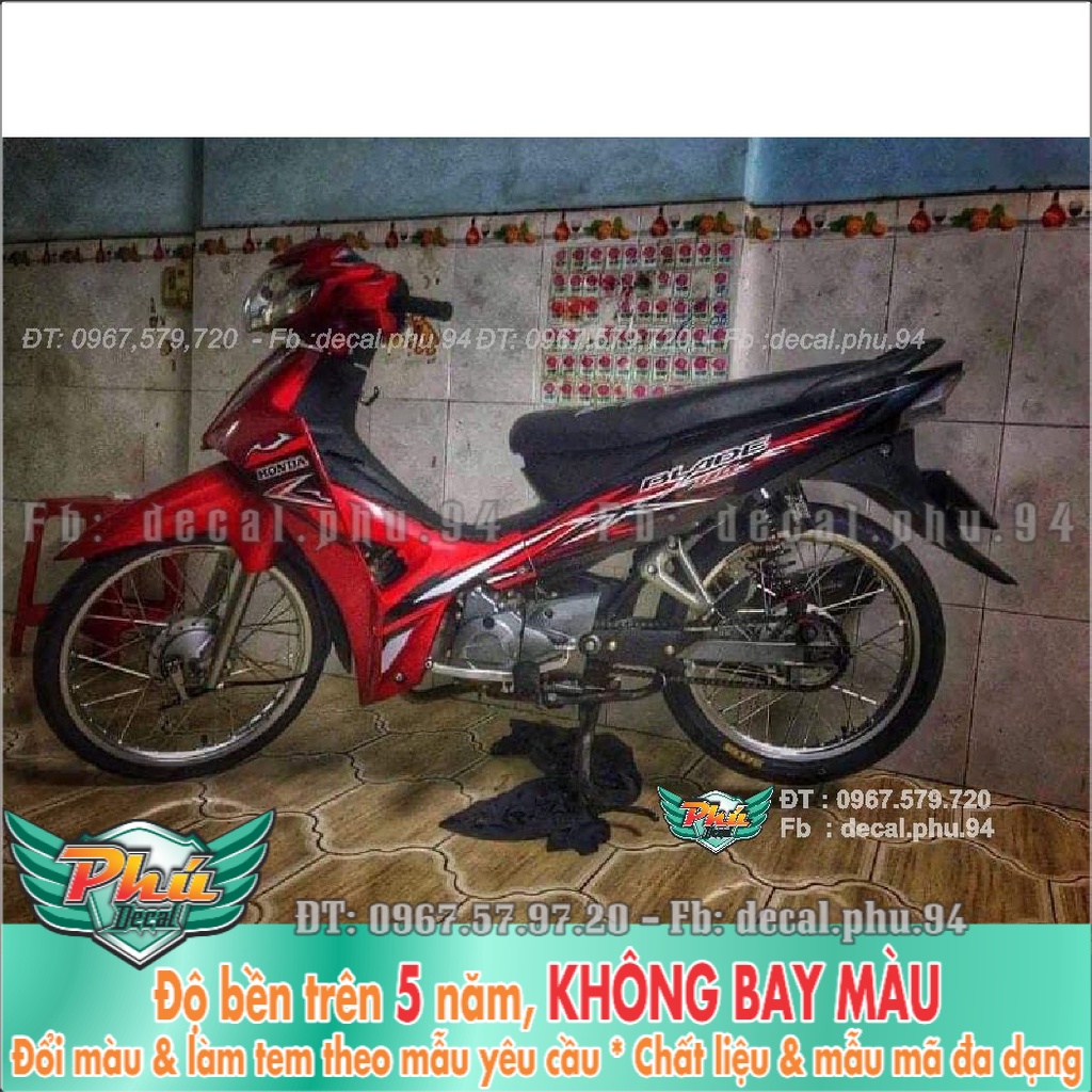 Tem Rời Blade đỏ đen X (K) -1