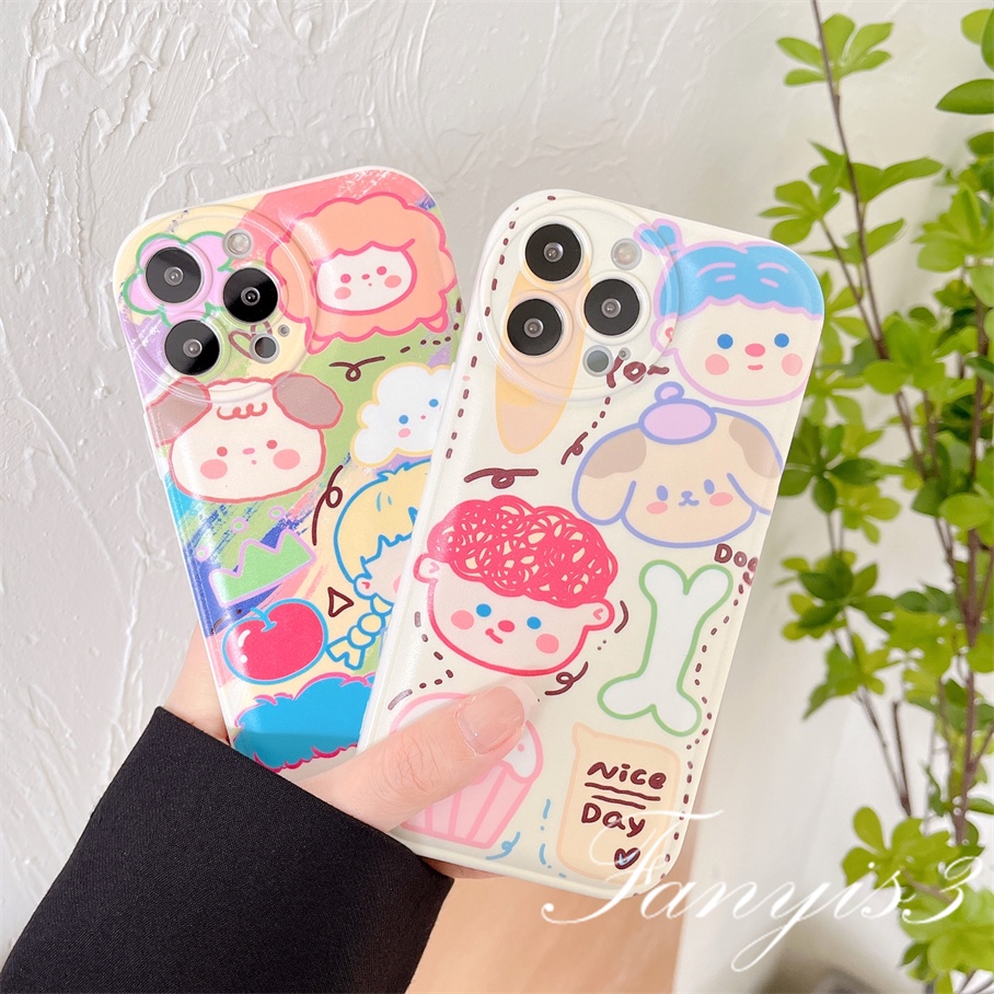 Ốp Điện Thoại Mềm Chống Rơi Họa Tiết Graffiti Cho iPhone 14 13 12 11 Pro Max X XR Xs Max 8 7 6 6s Plus SE 2020