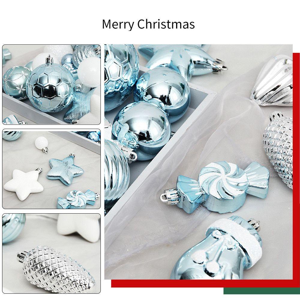 Set 1 80 Quả Châu Nhỏ 30mm Trang Trí Cây Thông Noel