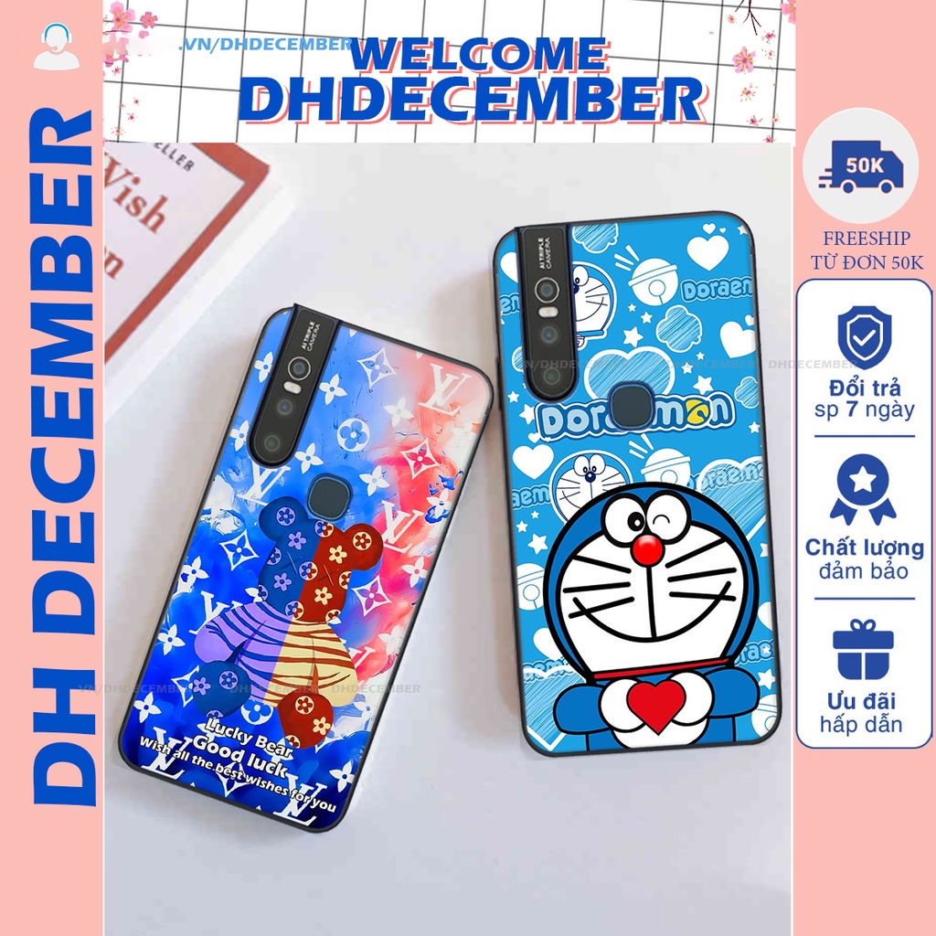 Ốp lưng Vivo V15 / V15 PRO in hình gấu K@ws, gấu nâu, dor@emon RẺ- ĐẸP- BỀN