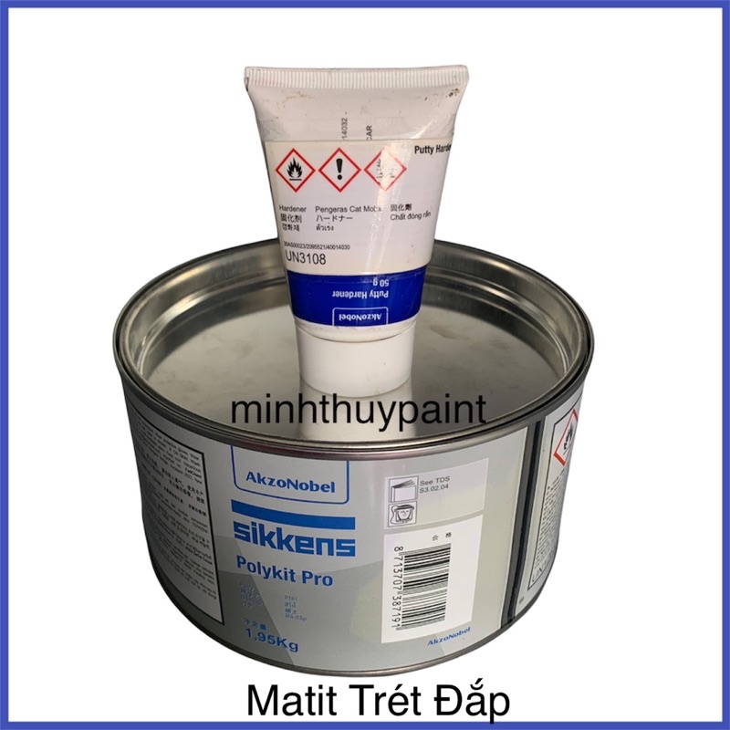 Bả matit ô tô,xe máy Sikkens Poykit Pro (2Kg)