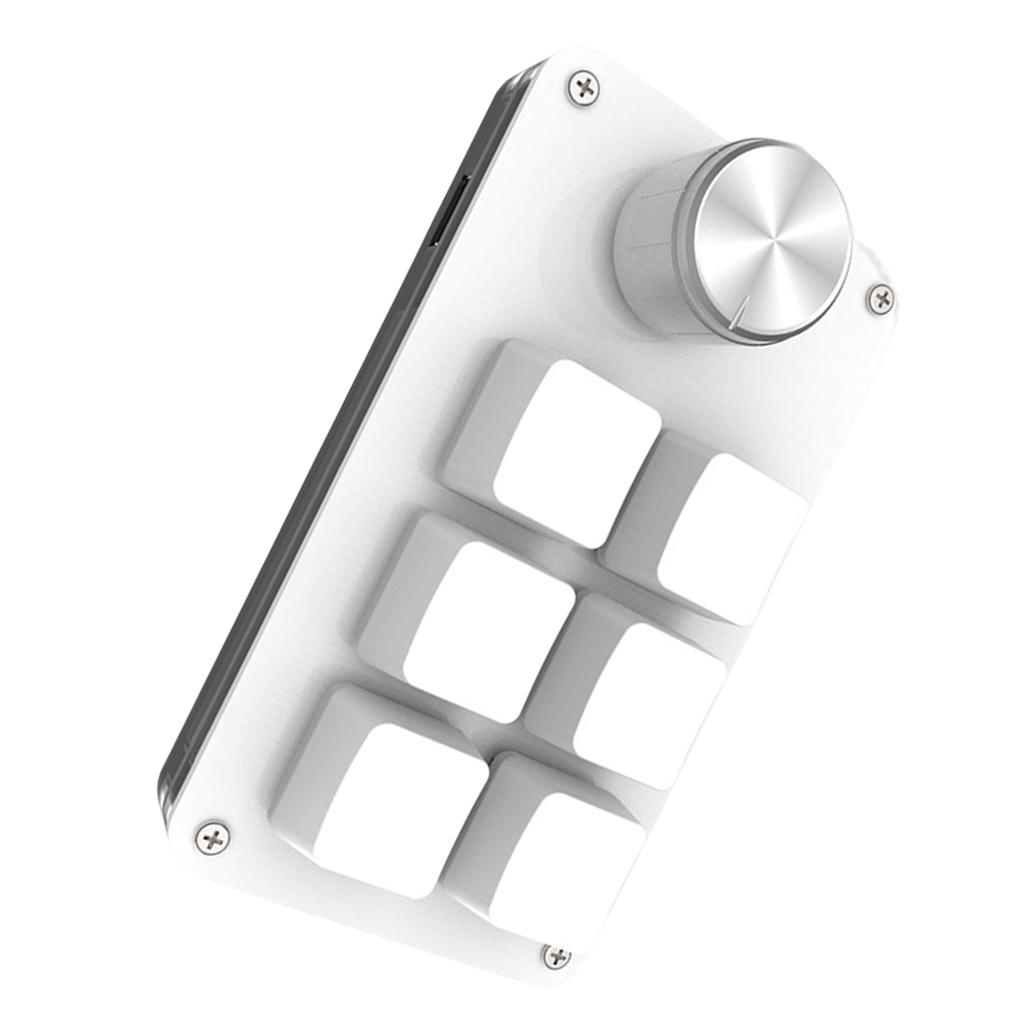 Bàn Phím Cơ Dây Mini Bằng Nhựa 6 Phím Cho Lập Trình Viên Thể Thao E-Sports