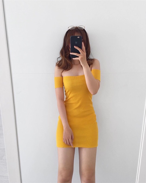 VÁY BODY TRỄ VAI CUỐN BIÊN TAY NGẮN [GEMI SHOP] | BigBuy360 - bigbuy360.vn