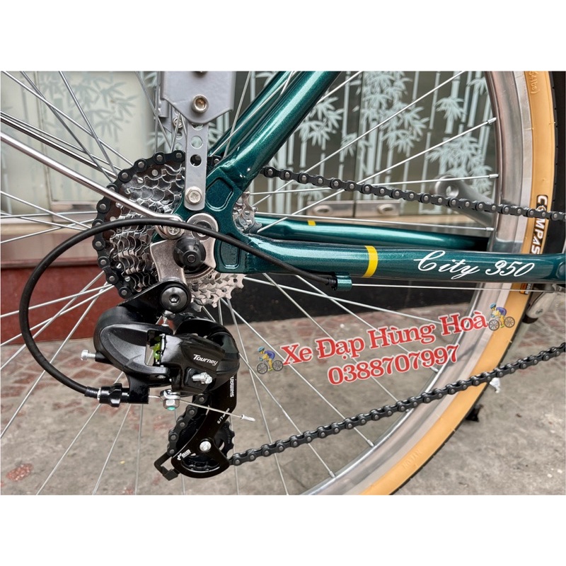 Xe Đạp California City 350 Full Nhôm Mẫu Mới 2022- Gourp Shimano 24 Tốc Độ