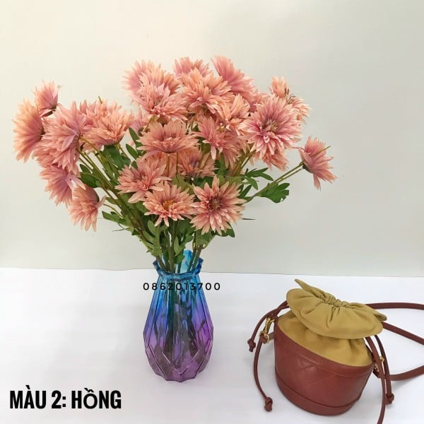 Hoa giả - Hoa Cúc kim cương Havi 65cm trang trí đẹp, đơn giản, nhẹ nhàng