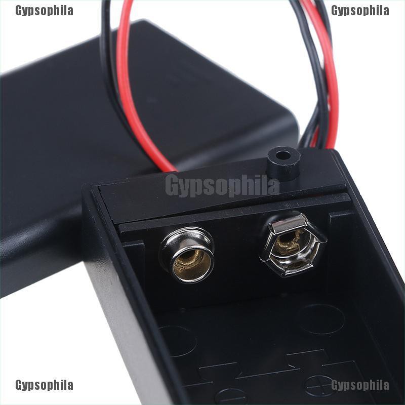 Hộp Đựng Pin 9v Pp3 Dc Với Đầu Dẫn Tiện Dụng