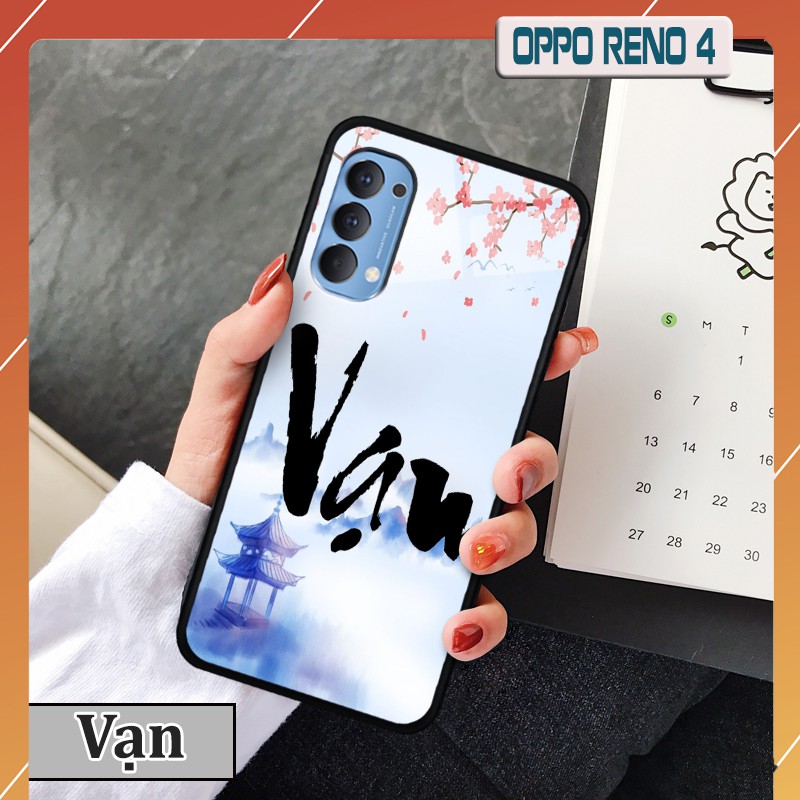 Ốp lưng  Oppo Reno 4 -in chữ thư pháp