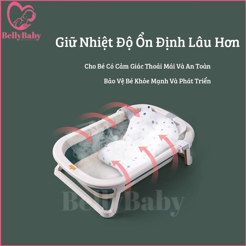 [SIZE TO] Chậu Tắm Gấp Gọn Belly Baby Thông Minh Cho Bé