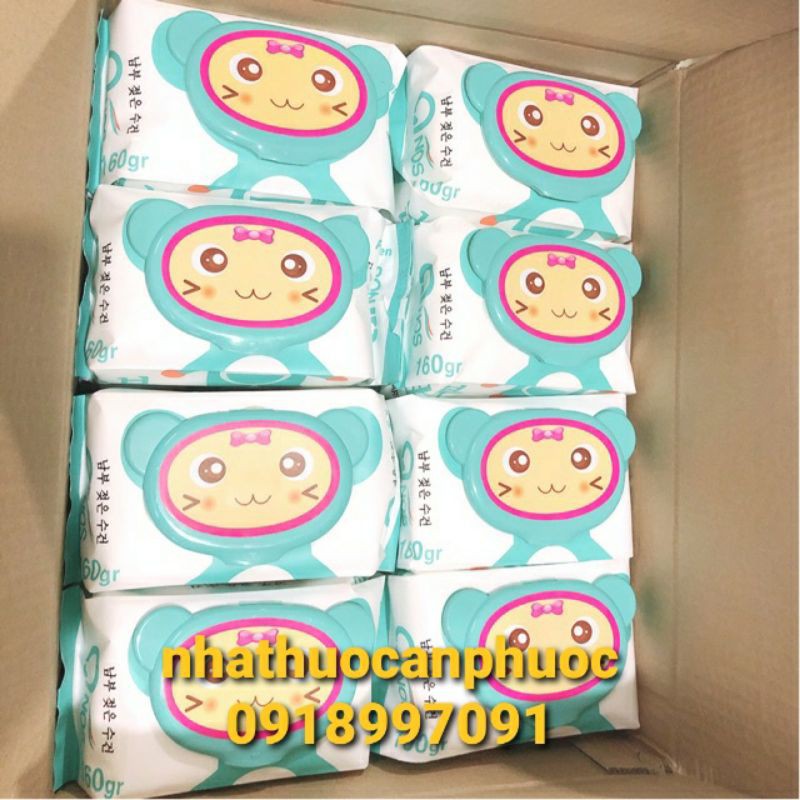 ✅ Khăn Giấy Ướt Hình Em Bé Anos(160 gr)