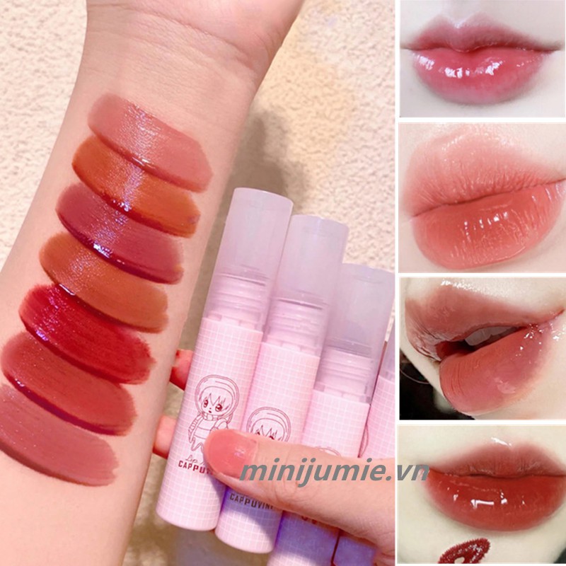 [Hàng mới về] Son Dưỡng Môi Lâu Trôi Cappuvini Pha Lê Trong Suốt Lì Không Thấm Nước