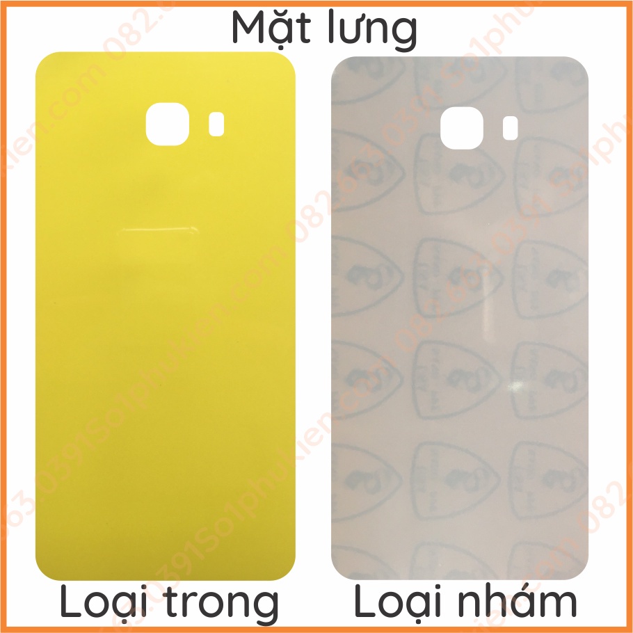 Dán dẻo ppf Samsung c9 / c9 pro loại trong, nhám, da cá sấu dành cho màn hình, mặt lưng , lưng bo viền