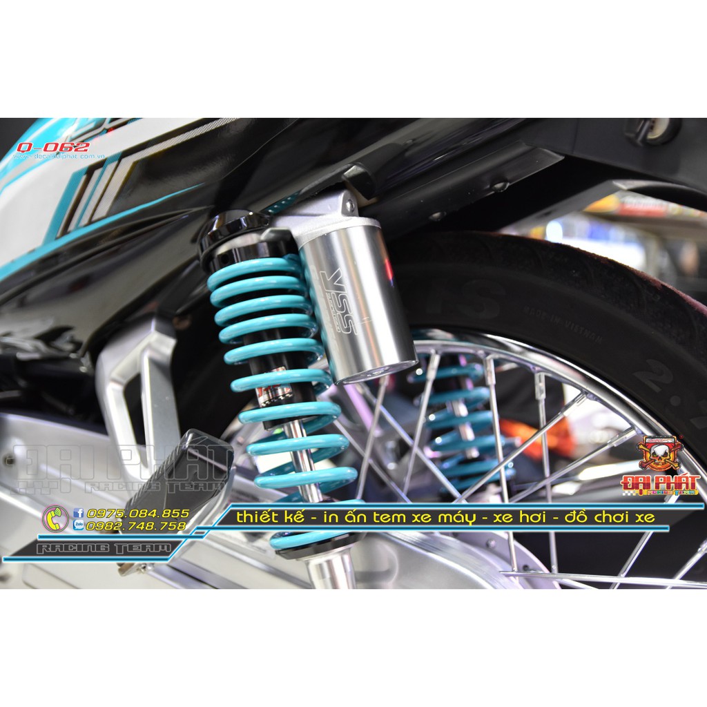 Phuộc Yss Bình Dầu Màu Bạc Dành Cho Sirius-Wave-Jupiter - Q-062