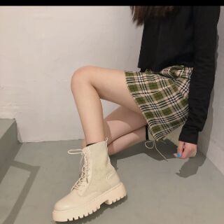 (Order) Boots chiến binh cổ lửng basic siêu chất, dễ phối đồ