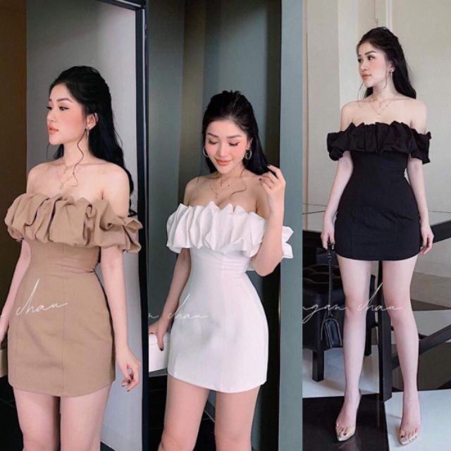 Combo Đầm trễ vai