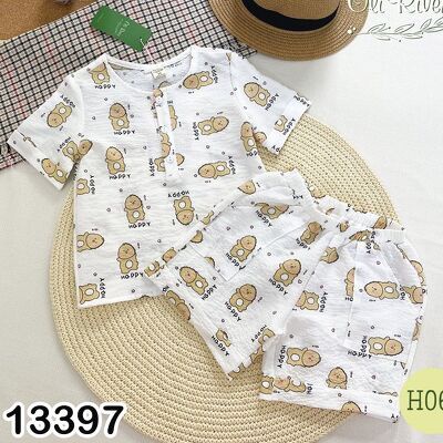 BỘ VẢI XÔ OLIRIVER NHIỀU HOẠ TIẾT ĐÁNG YÊU CHO BÉ 9-33KG