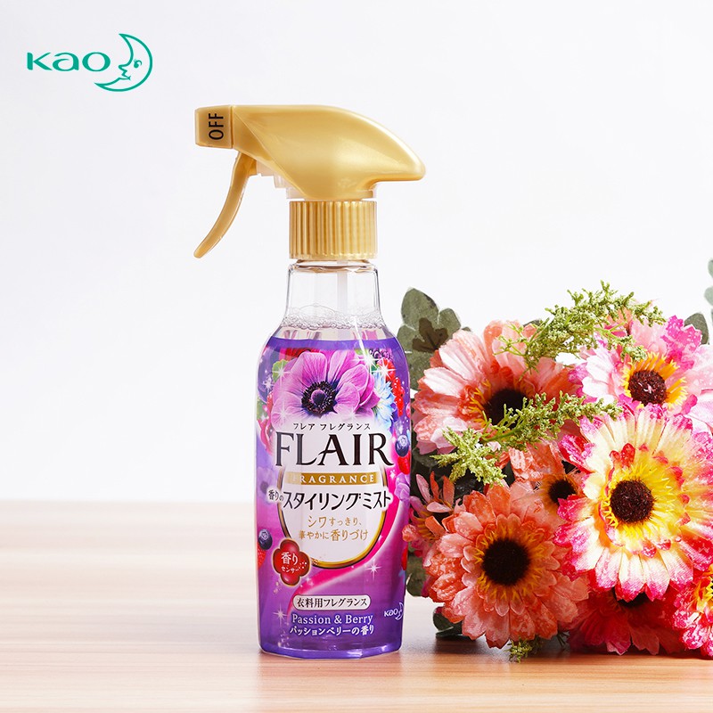 Xịt Thơm Quần Áo và Làm Giảm Nếp Nhăn Quần Áo Flair Kao Nội Địa Nhật Bản - Larva Store