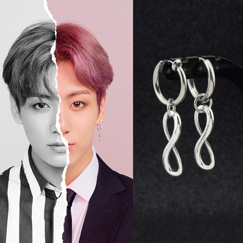 Khuyên Tai Dây Xích Kpop Bts Jung Kook